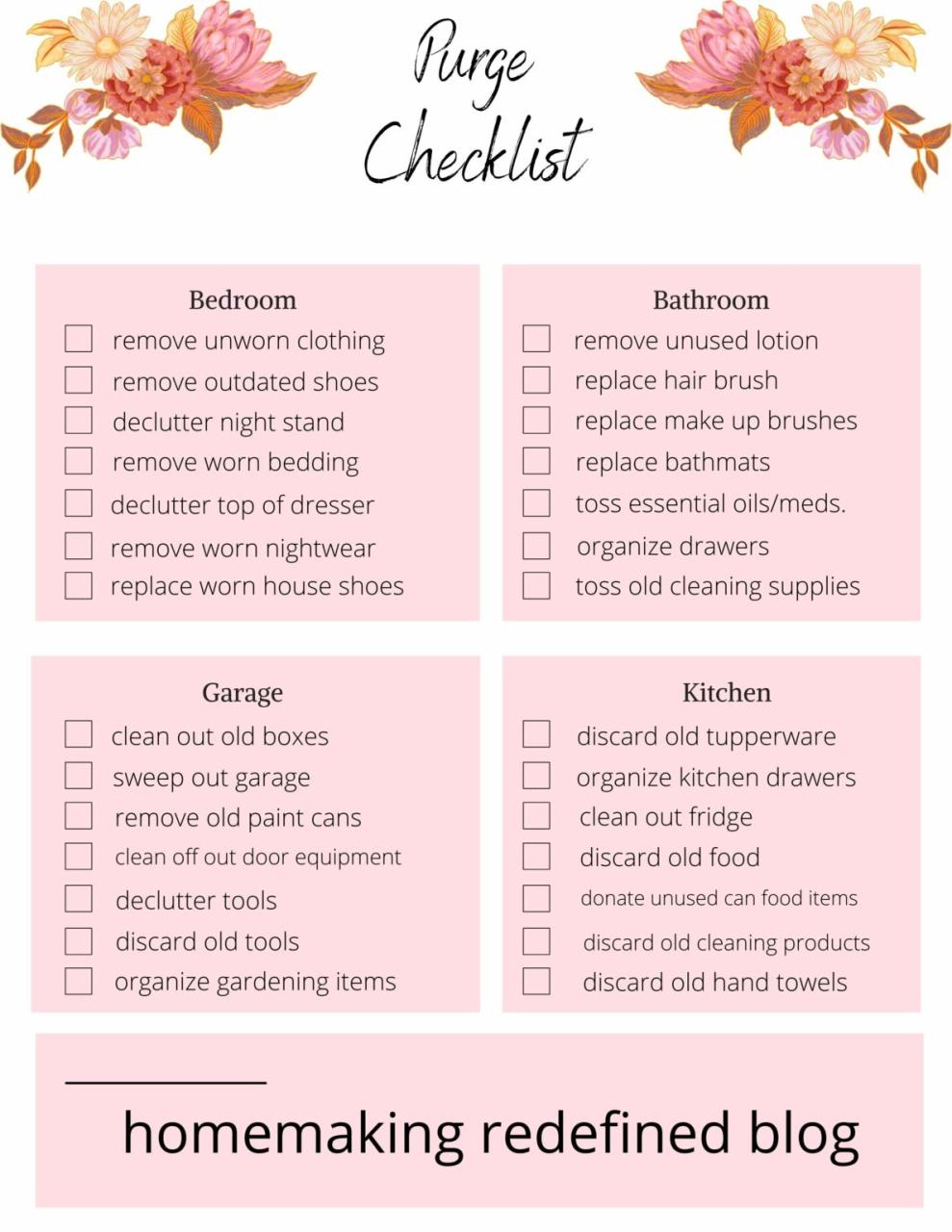 10-Step Declutter Your Home Checklist for a Fresh Start