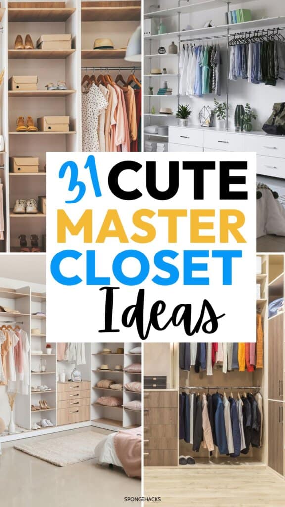 10 Cute Master Bedroom Closet Ideas You HAVE to See